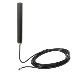 ANT794-4MR mobile wireless antenna for 2G/3G/4G EU, GSM/UMTS/ LTE EU networks, Rod antenna; omnidirectional; weatherproof for indoors and outdoors; 5 m Connection cable permanently connected to the antenna; SMA connector; incl. mounting bracket, screws, 