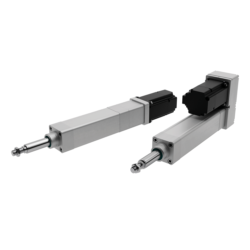 PNCE 40 Series Ballscrew Rod Actuator 16x16mm lead ballscrew, 400mm strokem IP65 rated