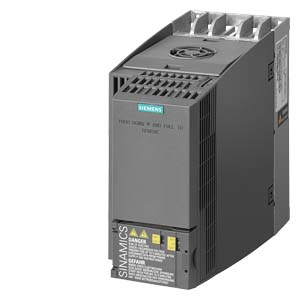 SINAMICS G120C RATED POWER 7.5KW WITH 150% OVERLOAD FOR 3 SEC 3AC380-480V +10/-20% 47-63HZ INTEGRATED FILTER CLASS A I/O-INTERFACE: 6DI. 2DO.1AI.1AO SAFE TORQUE OFF INTEGRATED FIELDBUS: PROFINET-PN PROTECTION: IP20/ UL OPEN TYPE SIZE: FSB 196x 100x 225.4