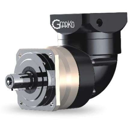 Right Angled Gearbox, standard Backlas, Ratio 10:1. to suit Inovance MS1H1-40B30CB-A331Z-INT