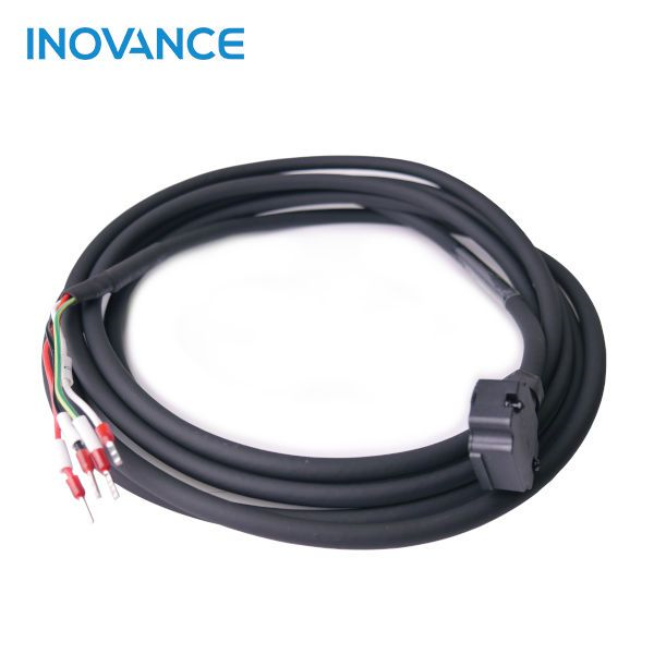 5m Power Cable With Brake, MS1H1 and MS1H4 servo motors = 1kW, with pluggable lugs forward facing