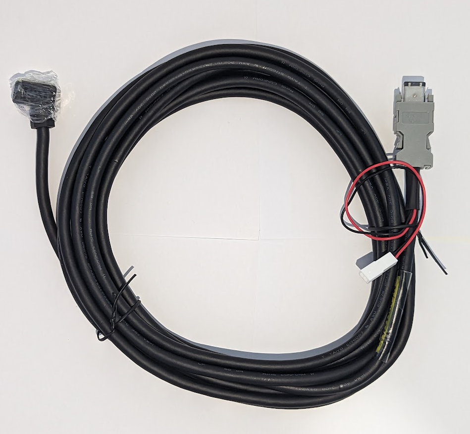 5m Motor Encoder cable. forward motor direction. PVC shielded. flexible. oil resistant. CE certified. UL recognized.  suitable for MS1H1/MS1H4 Motors 0.1Kw-1.0Kw