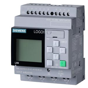 LOGO! 230RCE,logic module, display power supply / I/O: 115 V/230 V/relay, 8 DI/4 DO, memory 400 blocks, modularly expandable, Ethernet, integrated web server, data log, user-defined web pages, standard microSD card for LOGO! Soft Comfort V8.4 or higher, 