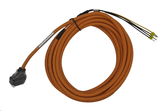 3m Power Cable With Brake, MS1H1 and MS1H4 servo motors = 1kW, with pluggable lugs forward facing (017430C0)