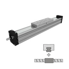 MTV 65 linear actuator, 16 x 10mm ballscrew, 1450mm travel