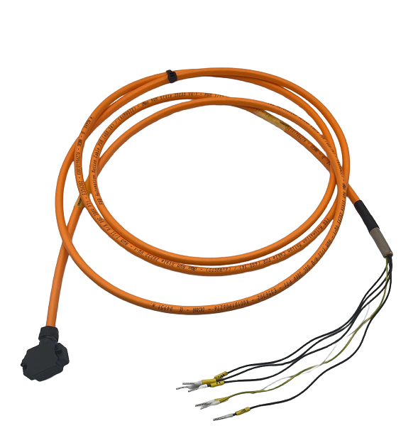 5m Motor Power cable. forward motor direction suitable for MS1H1/MS1H4 Motors 0.1Kw-1.0Kw (Orange)