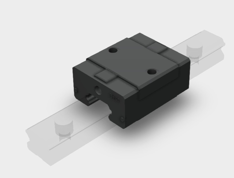 25mm Two Hole Carriage, low profile    