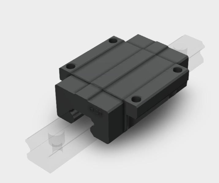 LDH Series, Size 15mm carriage,  flanged Type, Heavy Duty Laod, mouniting from above & below, preload ZO, accuracy C   