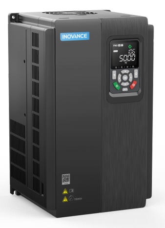 MD520 AC inverter. 400V. ND 45.0A/22Kw. HD 37.0A/18.5Kw. IP20. C3 Filter built-in. STO.. Dims H350 x W210 x D192 (0101C654)
