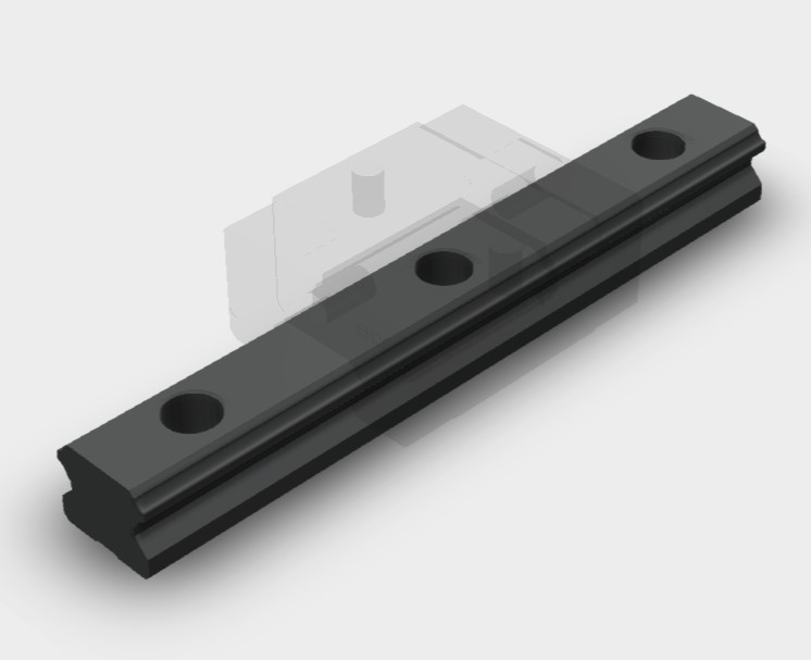 Rail Size25, length 460, hole pitch 60mm,  M6 counterbore top mount, E=20/20
