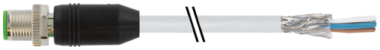 Murr M12 5P Male Shielded Cable 20m