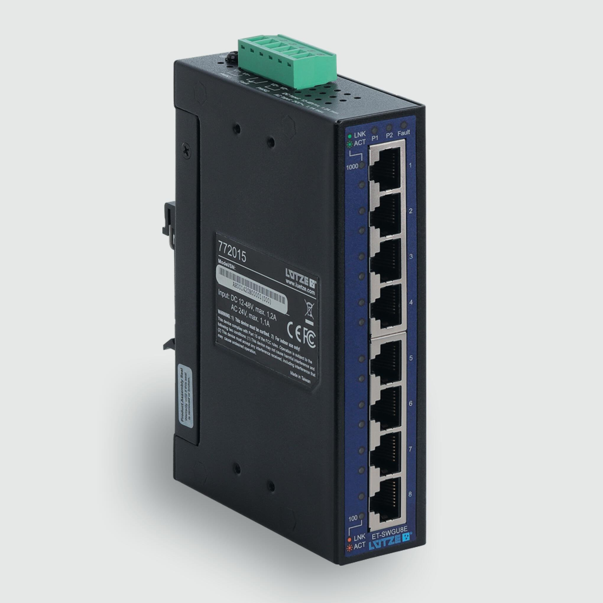 Ethernet Unmanaged Switch 8 port ET-SWGU8E