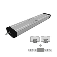 Ballscrew Actuator with C5 Accuracy 16mm Diameter x 10mm Pitch Ballscrew Fitted,  420mm Stroke, Working Stroke 400mm.