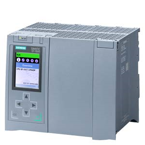 SIMATIC S7-1500. CPU 1517-3 PN/DP. CPU 2 MB for Program and 8 MB for data. 1st interface: PROFINET IRT with 2-port sw. 2nd interface: PROFINET RT. 3rd interface: PROFIBUS. 2 ns bit performance. SIMATIC MMC required