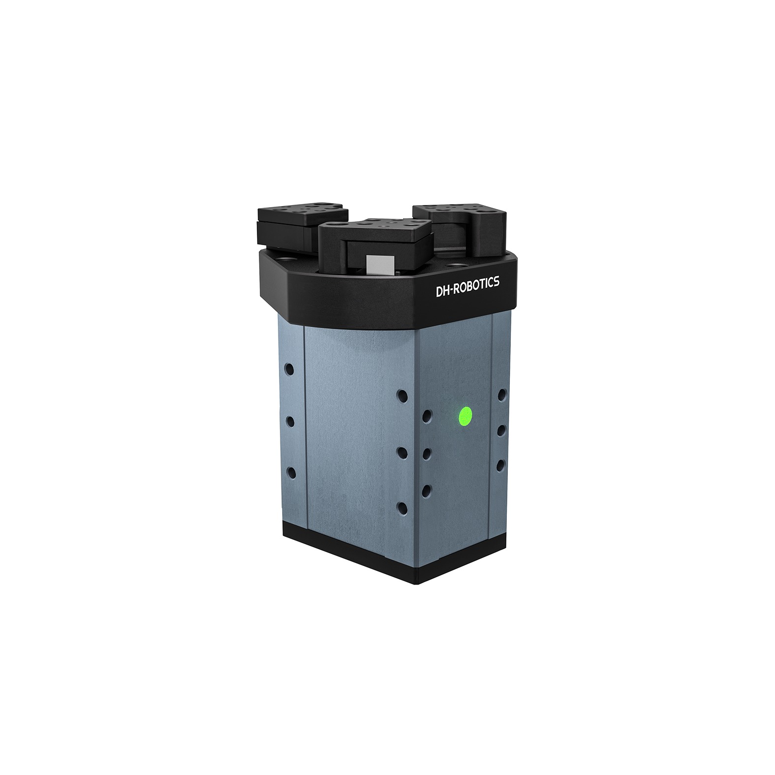 DH-Robotics CGE Series electric  gripper 3 finger, Comms Modbus (RS485) + I/O PNP/NPN, 3-10N gripper force, 10mm max stroke. full stroke open/close 0.3s/0.3s, Recommended workpiece 0.1 Kg. Cable from side 3m, No Fingers, No Flange