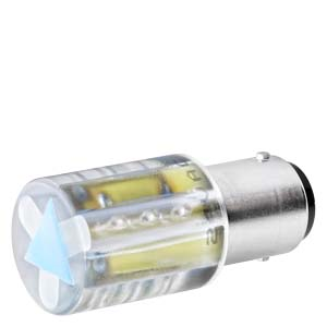 SIGNAL COLUMN LED  BA15D         24V GRN