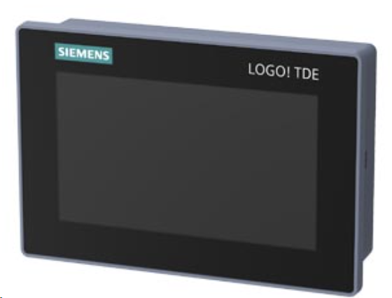 LOGO! 9 TDE touch display, 256 colors, 2 Ethernet ports, for LOGO! 9