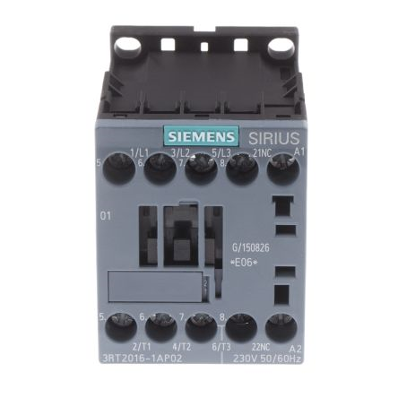 Contactor. AC-3. 5.5kW/400V. 1NC. 230V A