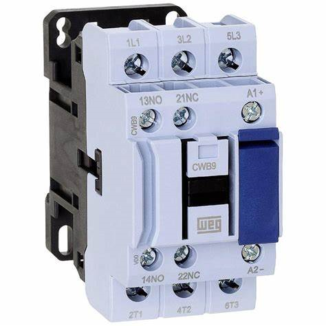 WEG Contactor 24V AC Coil 9A AC3 3 Pole Contactor