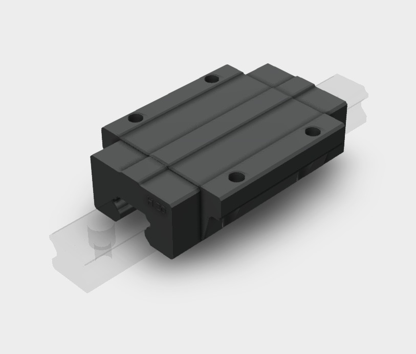 LDH Series, Size 45mm carriage,  Long flanged Type, Heavy Duty Load, mouniting from above & below, preload ZO, accuracy C