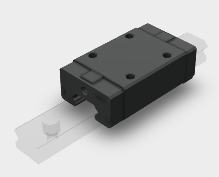 25mm Four Hole Carriage, low profile    