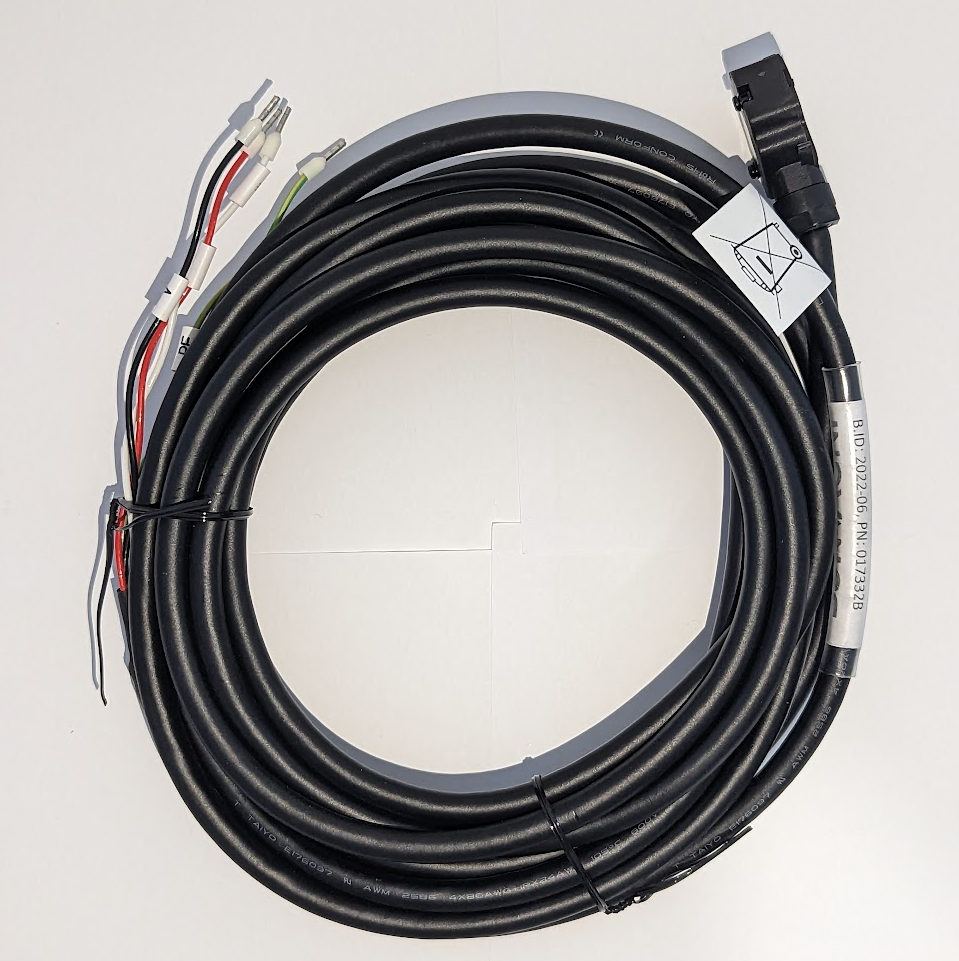 5m Encoder Cable Rear Outlet, MS1H1 and MS1H4 Servo motors