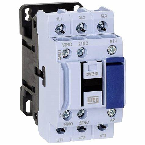 WEG Contactor 24V AC Coil 18A AC3 3 Pole Contactor