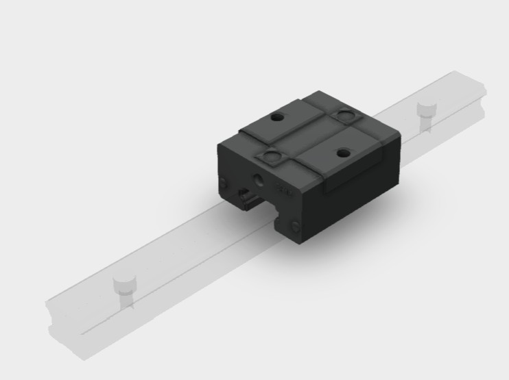 15mm Two Hole Carriages, low profile    