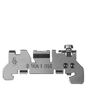 Fastening part for screw mounting of terminal blocks