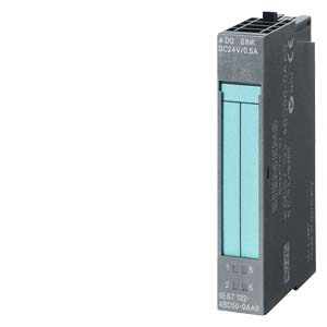 SIMATIC DP. 5 electronic modules for ET 200S. 4 DO standard 24 V DC/0.5 A. 15 mm width. 5 units per packing unit