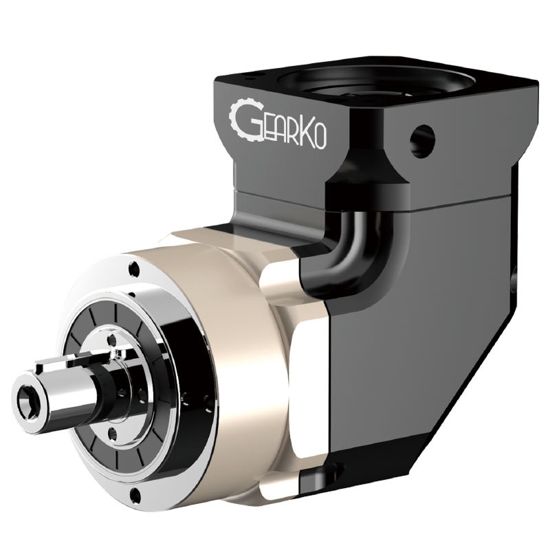 TER Series Right Angled Gearbox,size 90,  ratio 10:1, standard backlash, with mounting to suit Inovance MS1H4-75B