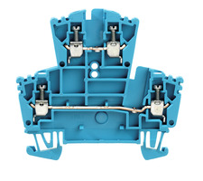 Weidmuller WDU 2.5 BL Feed-through terminal Double-tier terminal Screw connection 2.5 mm² blue