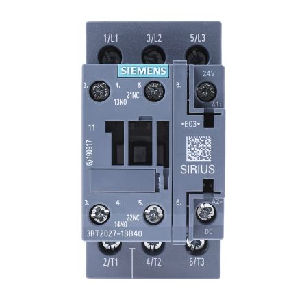 Contactor. AC-3. 15kW/400V. 1NO+1NC. 24V