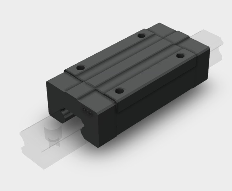 LDH Series, Size 45mm carriage,  Long Square type, Heavy Duty Load, mouniting from above & Below, preload ZO, accuracy C