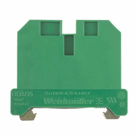 Weidmuller SAK Series  PE terminal  Rated cross-section: 16 mm²  Screw connection  Green/yellow