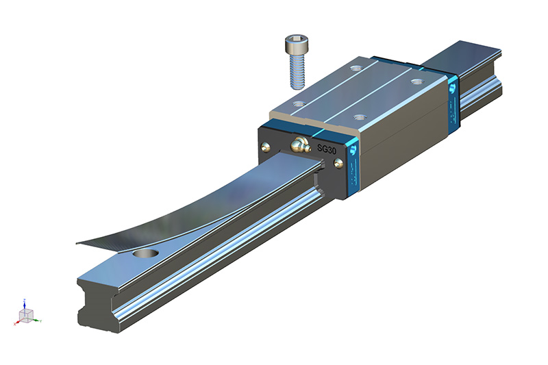Rail Size20, length 1120, hole pitch 60mm, M5 counterbore top mount, E=20/20