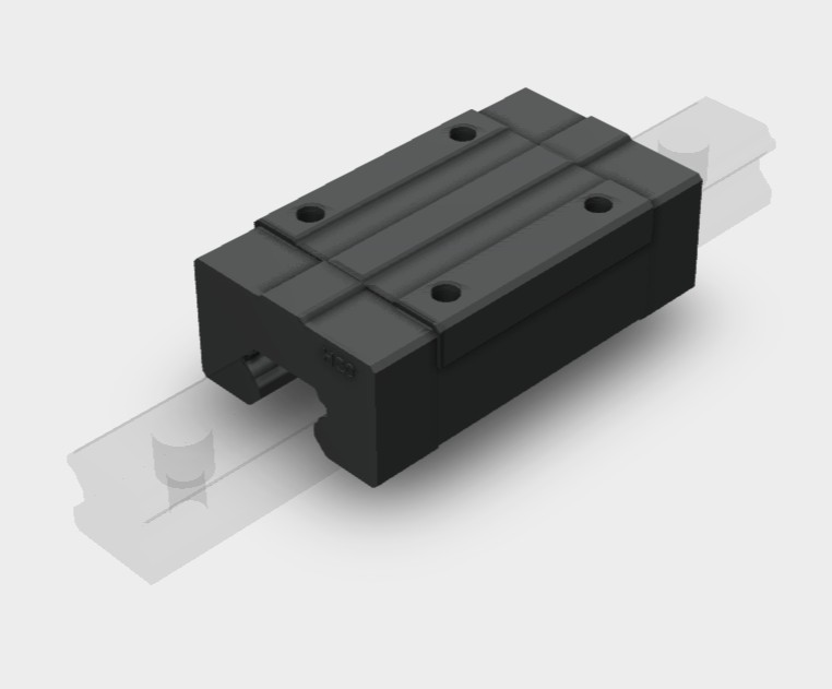 LDH Series, Size 45mm carriage,  Square type, Heavy Duty Load, mouniting from above & Below, preload ZO, accuracy C