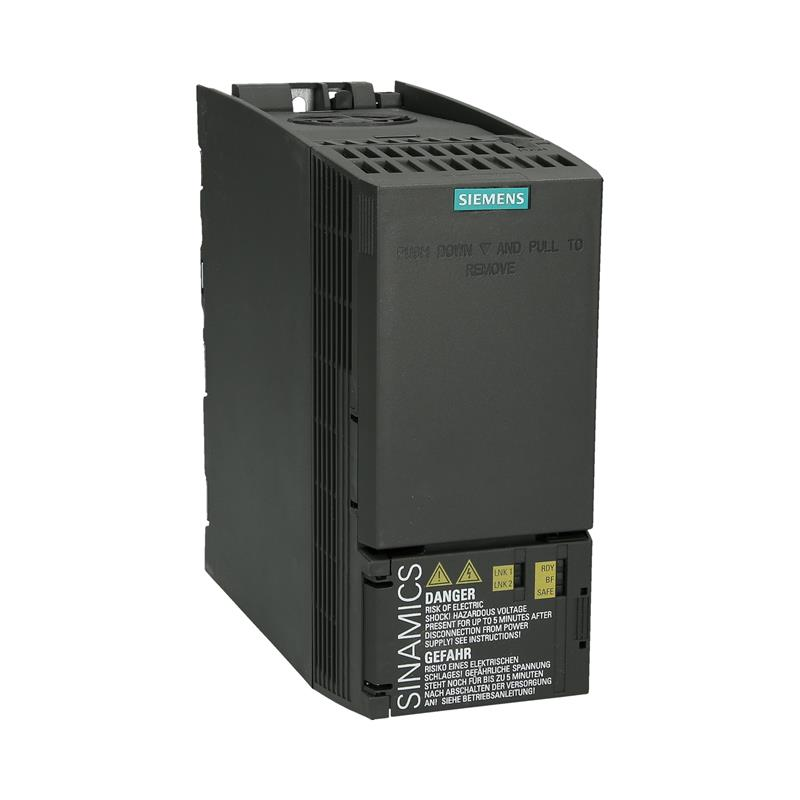 SINAMICS G120C RATED POWER 2.2KW WITH 150% OVERLOAD FOR 3 SEC 3AC380-480V +10/-20% 47-63HZ INTEGRATED FILTER CLASS A I/O-INTERFACE: 6DI. 2DO.1AI.1AO SAFE TORQUE OFF INTEGRATED FIELDBUS: PROFINET-PN PROTECTION: IP20/ UL OPEN TYPE SIZE: FSAA 173X73X178(HXW
