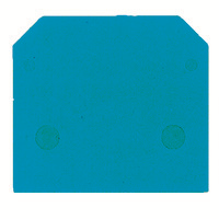 Weidmuller SAK Series End plate 1.5 mm blue Direct mounting 